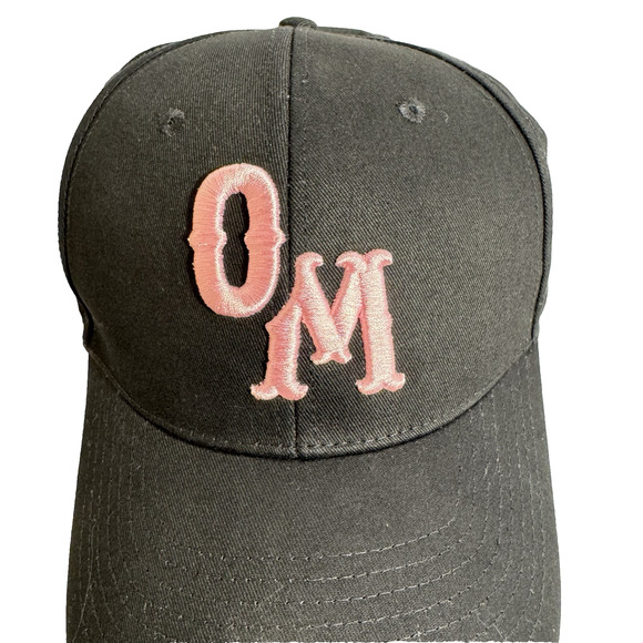 Malmo Oat Milkers Adjust Hat Black Pink MiLB - Picture 2 of 8